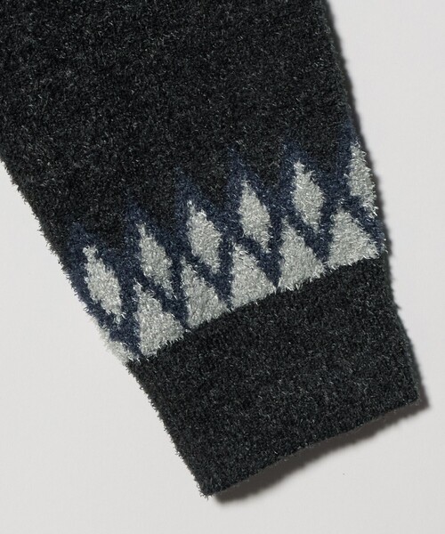 A DAY IN THE LIFE UNITED ARROWS(アデイインザライフユナイテッドアローズ)の「フェザーヤーン ノルディック ニット-ウォッシャブル-<A DAY IN THE LIFE>(ニット/セーター・メンズ・ダークグレー/モカ・M/L)」の8枚目の写真
