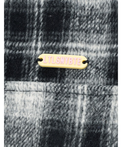 Little sunny bite(リトルサニーバイト)の「/Little Sunny Bite/check jacket(シャツ/ブラウス・レディース・ブラック・MEDIUM)」の4枚目の写真