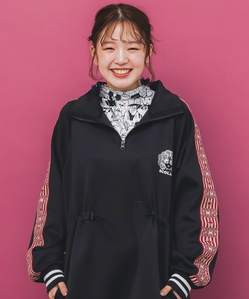 ScoLar(スカラー)の「153723:スカラー3色展開 裏起毛スムースインナー(Tシャツ/カットソー・レディース・オフホワイト・M)」の2枚目の写真