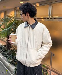 CIAOPANIC（チャオパニック）の「襟切替コットンツイードジャケット（ブルゾン）」