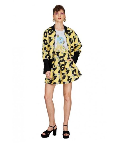 GREEDILOUS(グリディアス)の「Gグラフィックネオプレンテニススカート(スカート・レディース・その他・SMALL/MEDIUM/LARGE/X-SMALL)」の1枚目の写真