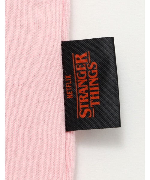 Little sunny bite（リトルサニーバイト）の「【Little sunny bite】stranger things x little sunny bite graphic fake layered long tee（Tシャツ/カットソー・レディース・ホワイト/ブラック/ピンク・MEDIUM/SMALL）」の5枚目の写真