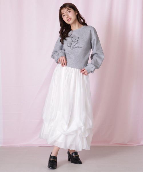 JILL by JILL STUART(ジルバイジルスチュアート)の「◇<BEARシリーズ>プリントスウェット(スウェット・レディース・グレー/ネイビー/ホワイト・FREE)」の17枚目の写真