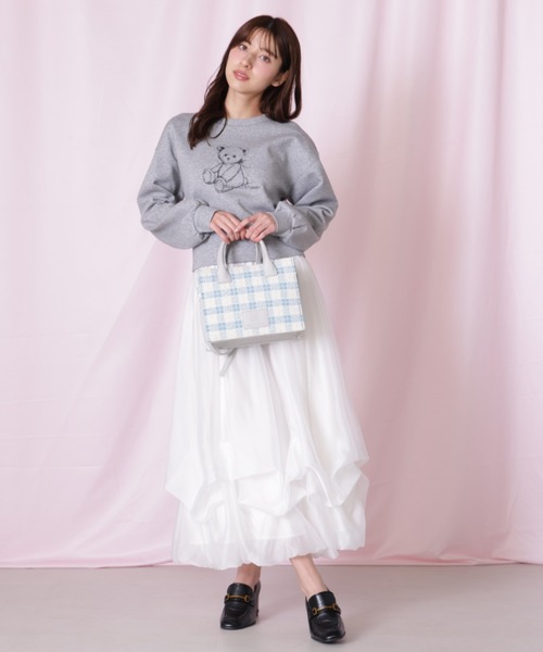 JILL by JILL STUART(ジルバイジルスチュアート)の「◇<BEARシリーズ>プリントスウェット(スウェット・レディース・グレー/ネイビー/ホワイト・FREE)」の19枚目の写真