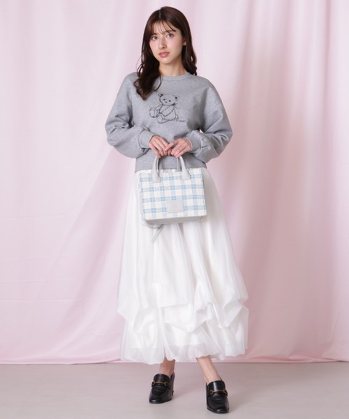 JILL by JILL STUART(ジルバイジルスチュアート)の「◇<BEARシリーズ>プリントスウェット(スウェット・レディース・グレー/ネイビー/ホワイト・FREE)」の18枚目の写真
