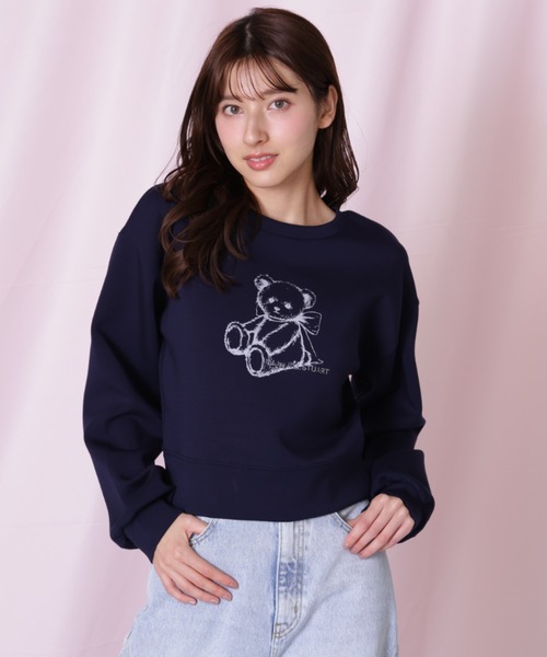 JILL by JILL STUART(ジルバイジルスチュアート)の「◇<BEARシリーズ>プリントスウェット(スウェット・レディース・グレー/ネイビー/ホワイト・FREE)」の21枚目の写真