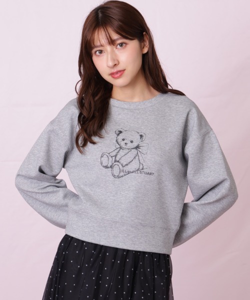 JILL by JILL STUART(ジルバイジルスチュアート)の「◇<BEARシリーズ>プリントスウェット(スウェット・レディース・グレー/ネイビー/ホワイト・FREE)」の10枚目の写真