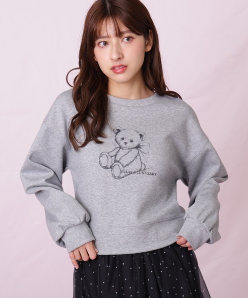 JILL by JILL STUART(ジルバイジルスチュアート)の「◇<BEARシリーズ>プリントスウェット(スウェット・レディース・グレー/ネイビー/ホワイト・FREE)」の8枚目の写真