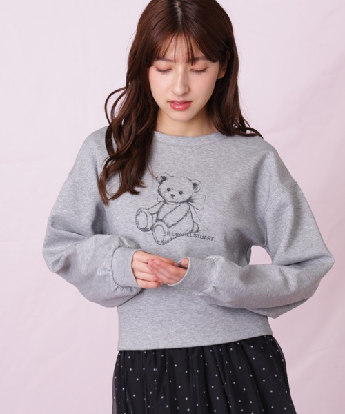 JILL by JILL STUART(ジルバイジルスチュアート)の「◇<BEARシリーズ>プリントスウェット(スウェット・レディース・グレー/ネイビー/ホワイト・FREE)」の9枚目の写真