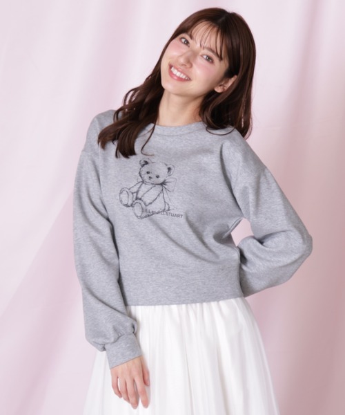 JILL by JILL STUART(ジルバイジルスチュアート)の「◇<BEARシリーズ>プリントスウェット(スウェット・レディース・グレー/ネイビー/ホワイト・FREE)」の16枚目の写真
