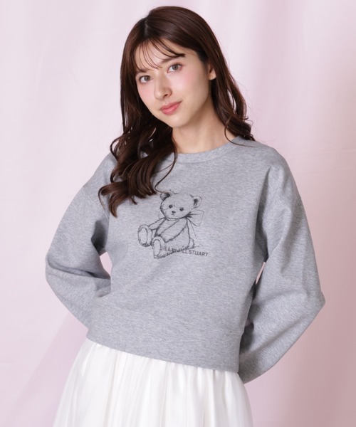 JILL by JILL STUART(ジルバイジルスチュアート)の「◇<BEARシリーズ>プリントスウェット(スウェット・レディース・グレー/ネイビー/ホワイト・FREE)」の14枚目の写真
