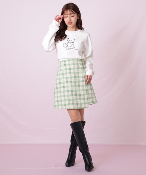 JILL by JILL STUART(ジルバイジルスチュアート)の「◇<BEARシリーズ>プリントスウェット(スウェット・レディース・グレー/ネイビー/ホワイト・FREE)」の7枚目の写真