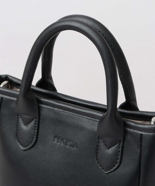 GRACIOUS グレイシャス ハンドバッグ オーストリッチ レザー ブラック 