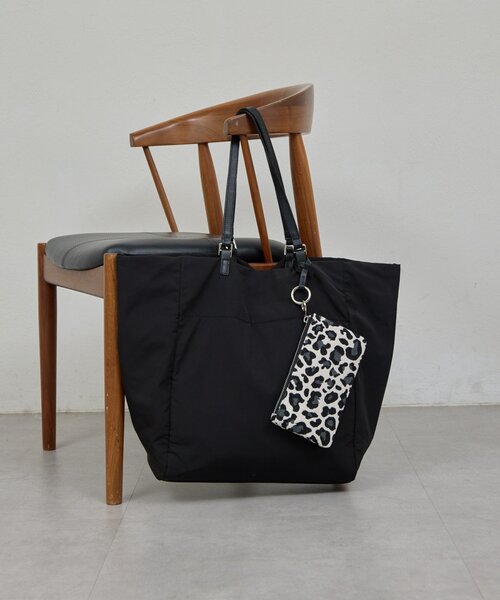 GALLARDAGALANTE(ガリャルダガランテ)の「【WEB限定カラーあり】【2.718】ダブルハンドルトート(トートバッグ・レディース・ホワイト/ブラック系その他2/ブラック/オフホワイト・FREE)」の4枚目の写真