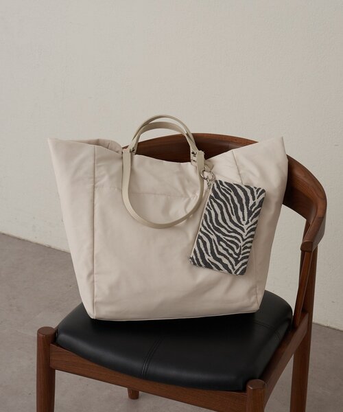 GALLARDAGALANTE(ガリャルダガランテ)の「【WEB限定カラーあり】【2.718】ダブルハンドルトート(トートバッグ・レディース・ホワイト/ブラック系その他2/ブラック/オフホワイト・FREE)」の20枚目の写真