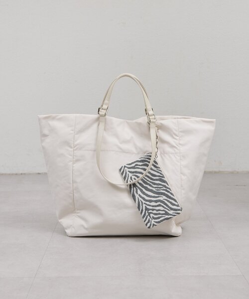 GALLARDAGALANTE(ガリャルダガランテ)の「【WEB限定カラーあり】【2.718】ダブルハンドルトート(トートバッグ・レディース・ホワイト/ブラック系その他2/ブラック/オフホワイト・FREE)」の21枚目の写真