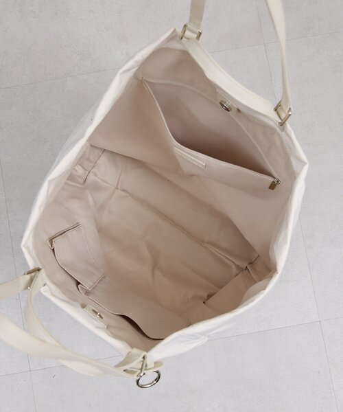 GALLARDAGALANTE(ガリャルダガランテ)の「【WEB限定カラーあり】【2.718】ダブルハンドルトート(トートバッグ・レディース・ホワイト/ブラック系その他2/ブラック/オフホワイト・FREE)」の16枚目の写真