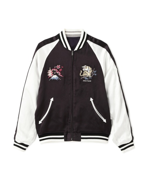 AVIREX（アヴィレックス）の「《直営店限定》SOUVENIR JACKET "DRAGON & CHERRY BLOSSOMS" / スーベニアジャケット ドラゴン アンド チェリーブロッサム / AVIREX / アヴィレックス（スカジャン・メンズ・ブラック・X-LARGE/LARGE/MEDIUM/XX-LARGE）」の15枚目の写真