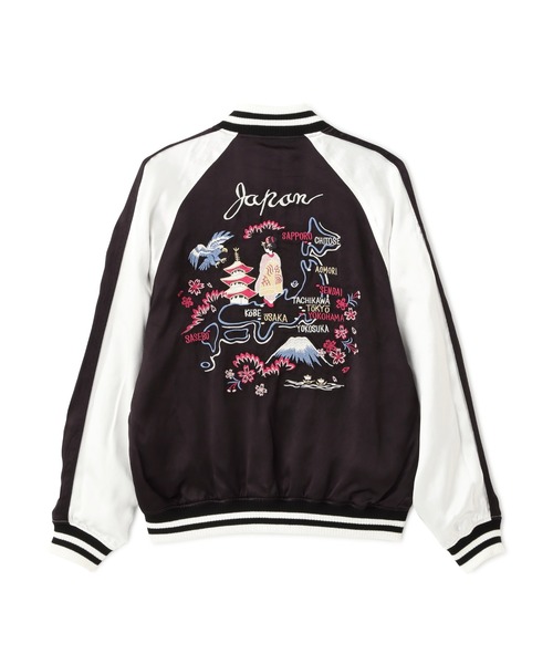 AVIREX（アヴィレックス）の「《直営店限定》SOUVENIR JACKET "DRAGON & CHERRY BLOSSOMS" / スーベニアジャケット ドラゴン アンド チェリーブロッサム / AVIREX / アヴィレックス（スカジャン・メンズ・ブラック・X-LARGE/LARGE/MEDIUM/XX-LARGE）」の14枚目の写真