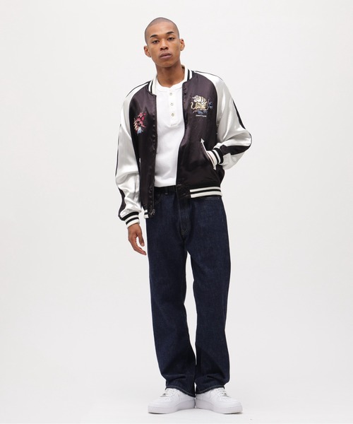 AVIREX（アヴィレックス）の「《直営店限定》SOUVENIR JACKET "DRAGON & CHERRY BLOSSOMS" / スーベニアジャケット ドラゴン アンド チェリーブロッサム / AVIREX / アヴィレックス（スカジャン・メンズ・ブラック・X-LARGE/LARGE/MEDIUM/XX-LARGE）」の21枚目の写真