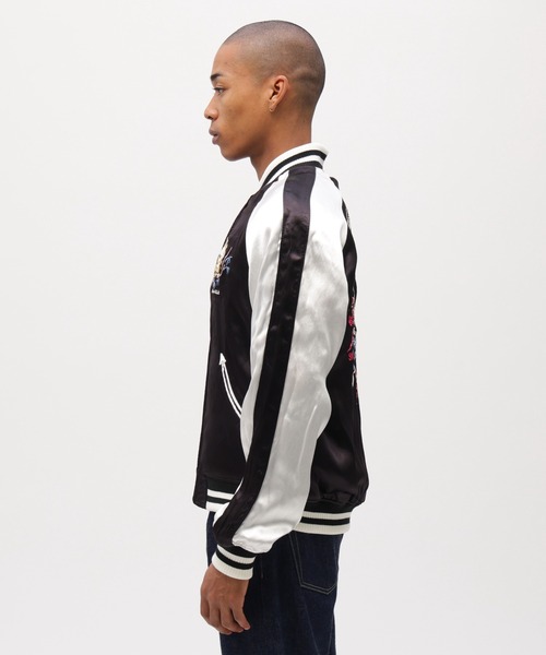 AVIREX（アヴィレックス）の「《直営店限定》SOUVENIR JACKET "DRAGON & CHERRY BLOSSOMS" / スーベニアジャケット ドラゴン アンド チェリーブロッサム / AVIREX / アヴィレックス（スカジャン・メンズ・ブラック・X-LARGE/LARGE/MEDIUM/XX-LARGE）」の20枚目の写真