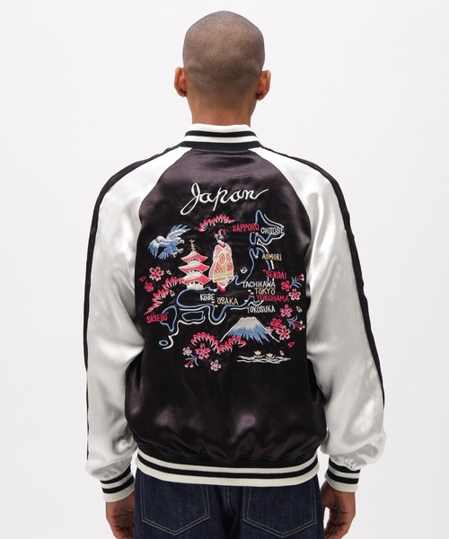 AVIREX（アヴィレックス）の「《直営店限定》SOUVENIR JACKET "DRAGON & CHERRY BLOSSOMS" / スーベニアジャケット ドラゴン アンド チェリーブロッサム / AVIREX / アヴィレックス（スカジャン・メンズ・ブラック・X-LARGE/LARGE/MEDIUM/XX-LARGE）」の19枚目の写真