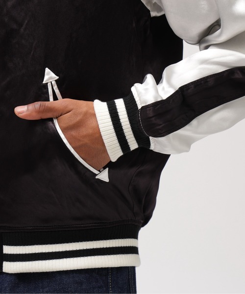 AVIREX（アヴィレックス）の「《直営店限定》SOUVENIR JACKET "DRAGON & CHERRY BLOSSOMS" / スーベニアジャケット ドラゴン アンド チェリーブロッサム / AVIREX / アヴィレックス（スカジャン・メンズ・ブラック・X-LARGE/LARGE/MEDIUM/XX-LARGE）」の16枚目の写真