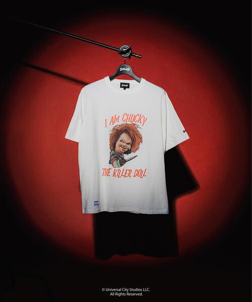 Schott(ショット)の「Schott/ショット/CHUCKY THE KILLER DOLL T-SHIRT/チャッキー ザ キラードール Tシャツ(Tシャツ/カットソー・メンズ・ホワイト/ブラック・M/L/XL/2XL)」の2枚目の写真