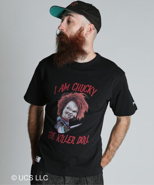 Schott(ショット)の「Schott/ショット/CHUCKY THE KILLER DOLL T-SHIRT/チャッキー ザ キラードール Tシャツ(Tシャツ/カットソー・メンズ・ホワイト/ブラック・M/L/XL/2XL)」の5枚目の写真