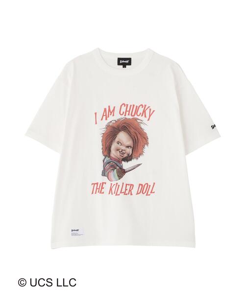 Schott(ショット)の「Schott/ショット/CHUCKY THE KILLER DOLL T-SHIRT/チャッキー ザ キラードール Tシャツ(Tシャツ/カットソー・メンズ・ホワイト/ブラック・M/L/XL/2XL)」の14枚目の写真