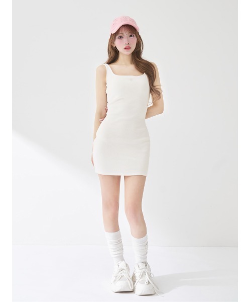 Darich（ダーリッチ）の「シェイプリブカットミニワンピース