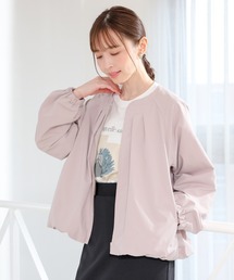 GLACIER lusso（グラシアルッソ）の「【ＵＶカット・抗菌防臭】裾バルーンブルゾン（ブルゾン）」