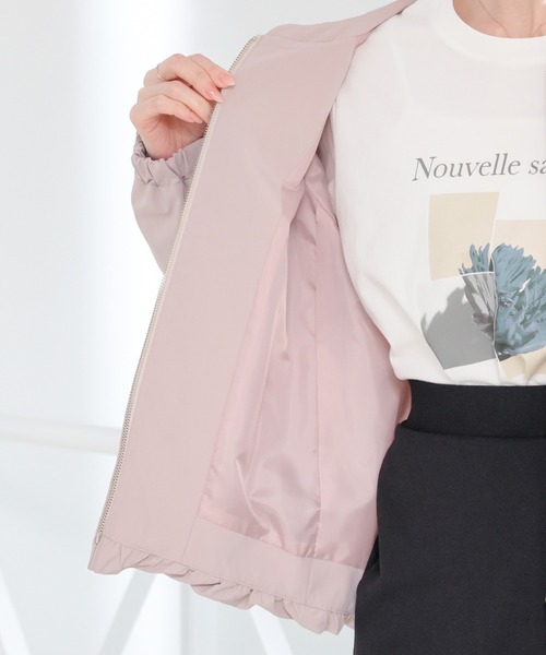 GLACIER lusso（グラシアルッソ）の「【ＵＶカット・抗菌防臭】裾バルーンブルゾン（ブルゾン・レディース・ピンク系/ネイビー/アイボリー/イエロー系その他・L/LL/M/S）」の20枚目の写真