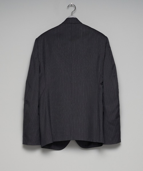 MASU(エムエーエスユー)の「【M A S U】RED BAR TACK TAILORED JACKET(テーラードジャケット・メンズ・ブラック/ダークグレー・44/46)」の3枚目の写真