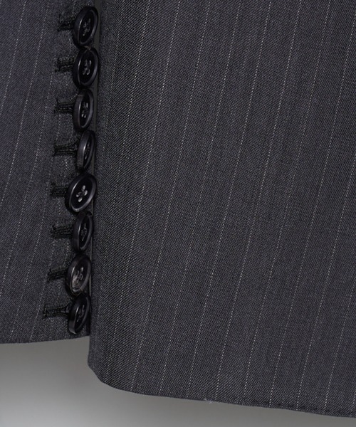 MASU(エムエーエスユー)の「【M A S U】RED BAR TACK TAILORED JACKET(テーラードジャケット・メンズ・ブラック/ダークグレー・44/46)」の8枚目の写真