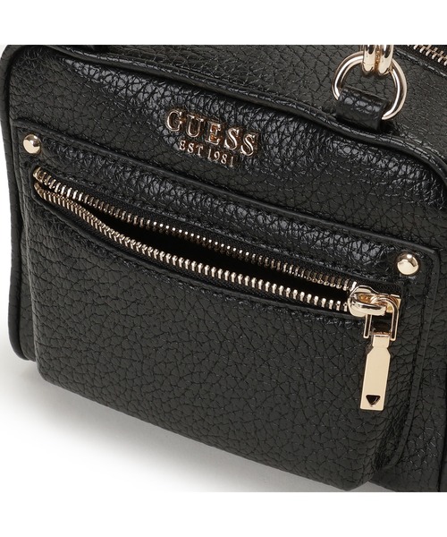 Guess(ゲス)の「MARSHA Box Shoulder Bag ショルダーバッグ (ショルダーバッグ・レディース・ブラック・ONE SIZE)」の8枚目の写真