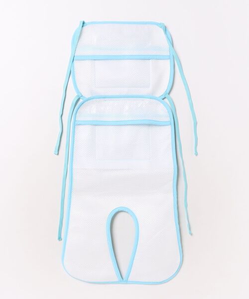 Ocean&Ground(オーシャン&グラウンド)の「ソウガラベビーカー冷え冷えシート(ベビーカー/ベビーカー用品・キッズ・ライトブルー/マルチ/アイボリー・FREE)」の6枚目の写真