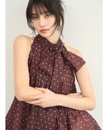 LILY BROWN（リリーブラウン）の「アメスリティアードブラウス（シャツ/ブラウス）」