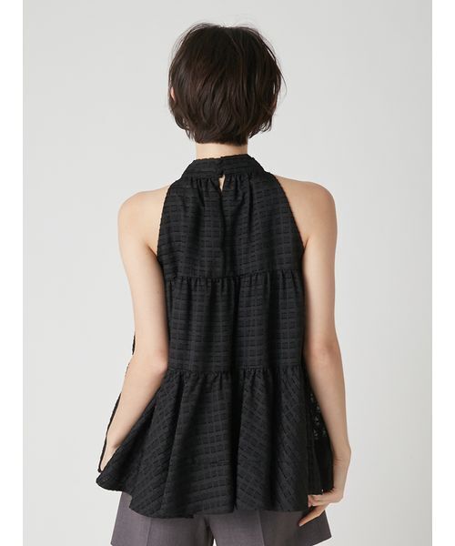 LILY BROWN（リリーブラウン）の「アメスリティアードブラウス（シャツ/ブラウス・レディース・アイボリー/ブラック/ライトブルー/イエロー/ブラウン・F）」の12枚目の写真