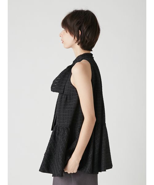 LILY BROWN（リリーブラウン）の「アメスリティアードブラウス（シャツ/ブラウス・レディース・アイボリー/ブラック/ライトブルー/イエロー/ブラウン・F）」の13枚目の写真