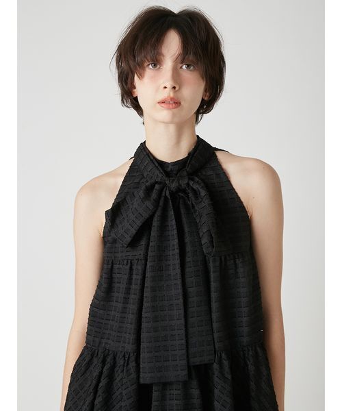 LILY BROWN（リリーブラウン）の「アメスリティアードブラウス（シャツ/ブラウス・レディース・アイボリー/ブラック/ライトブルー/イエロー/ブラウン・F）」の14枚目の写真