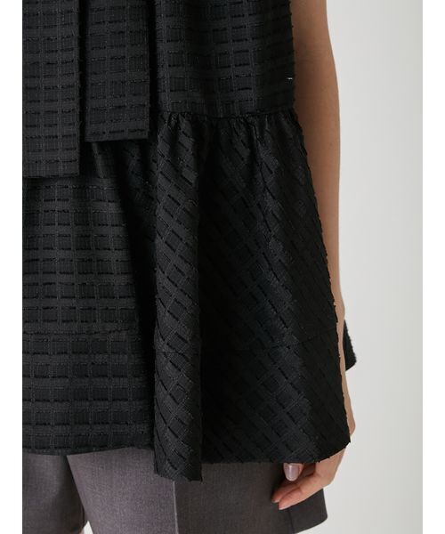 LILY BROWN（リリーブラウン）の「アメスリティアードブラウス（シャツ/ブラウス・レディース・アイボリー/ブラック/ライトブルー/イエロー/ブラウン・F）」の17枚目の写真