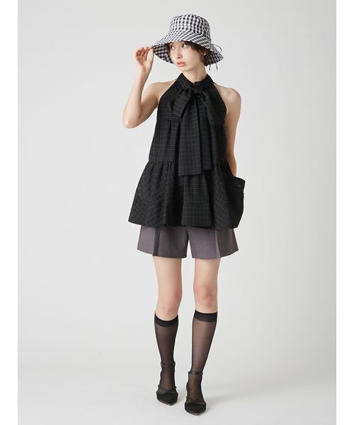 LILY BROWN（リリーブラウン）の「アメスリティアードブラウス（シャツ/ブラウス・レディース・アイボリー/ブラック/ライトブルー/イエロー/ブラウン・F）」の21枚目の写真