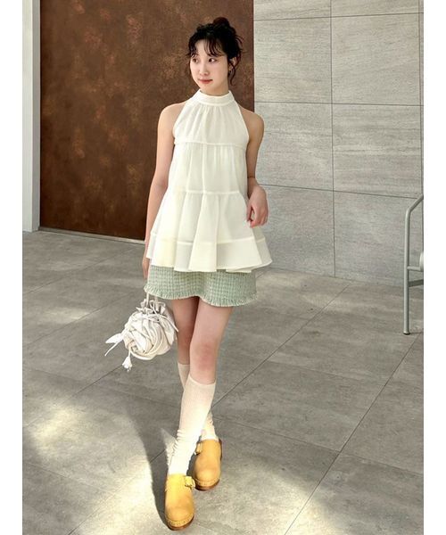 アメスリティアードブラウス（シャツ/ブラウス）｜LILY BROWN（リリー