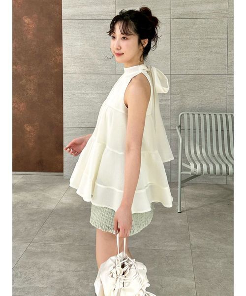 アメスリティアードブラウス（シャツ/ブラウス）｜LILY BROWN（リリー