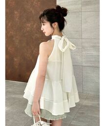 LILY BROWN（リリーブラウン）の「アメスリティアードブラウス（シャツ/ブラウス）」