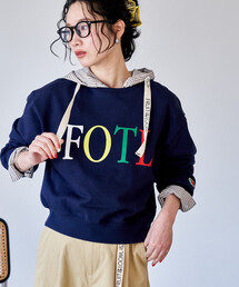 FRUIT OF THE LOOM×FREAK'S STOR/フルーツオブザルーム 別注 裏毛 ロゴ プリントスウェット