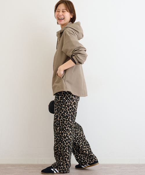 JOURNAL STANDARD relume(ジャーナルスタンダード レリューム)の「《WEB限定追加》レオパードジャガードパンツ(その他パンツ・レディース・ベージュ・36/38)」の14枚目の写真