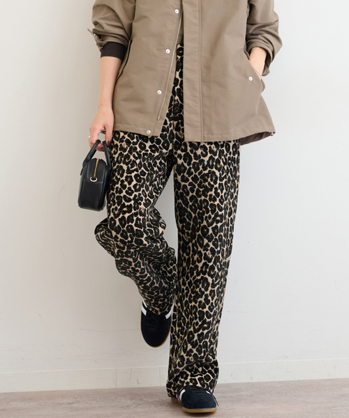 14日まで値下　新品タグ付き　ジャーナルスタンダード　レオパードジャガードパンツ WEB限定追加》レオパードジャガードパンツ（その他パンツ）｜JOURNAL