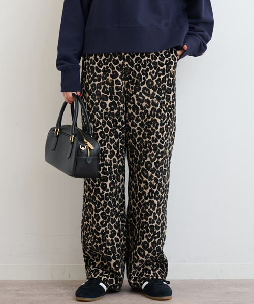 JOURNAL STANDARD relume(ジャーナルスタンダード レリューム)の「《WEB限定追加》レオパードジャガードパンツ(その他パンツ・レディース・ベージュ・36/38)」の22枚目の写真